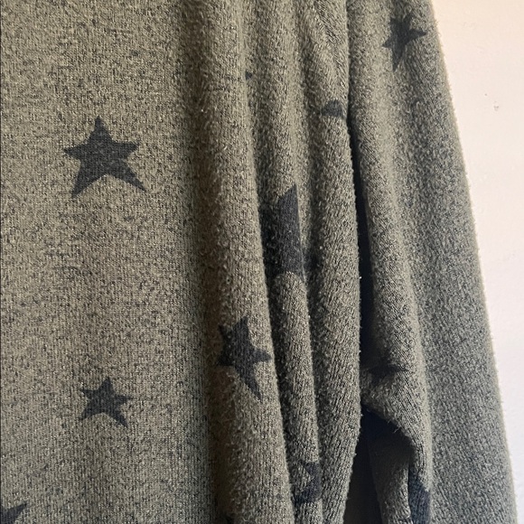 Green and Black Star Buffalo David Bitton Women’s Long Sleeve Top XL - Picture 3 of 4